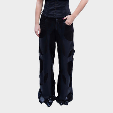 Artistic Curves Leather Pants