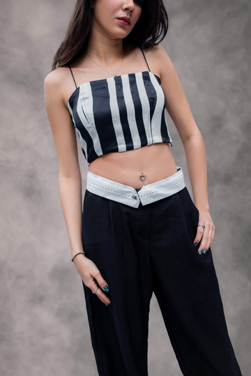 Striped Crop Top
