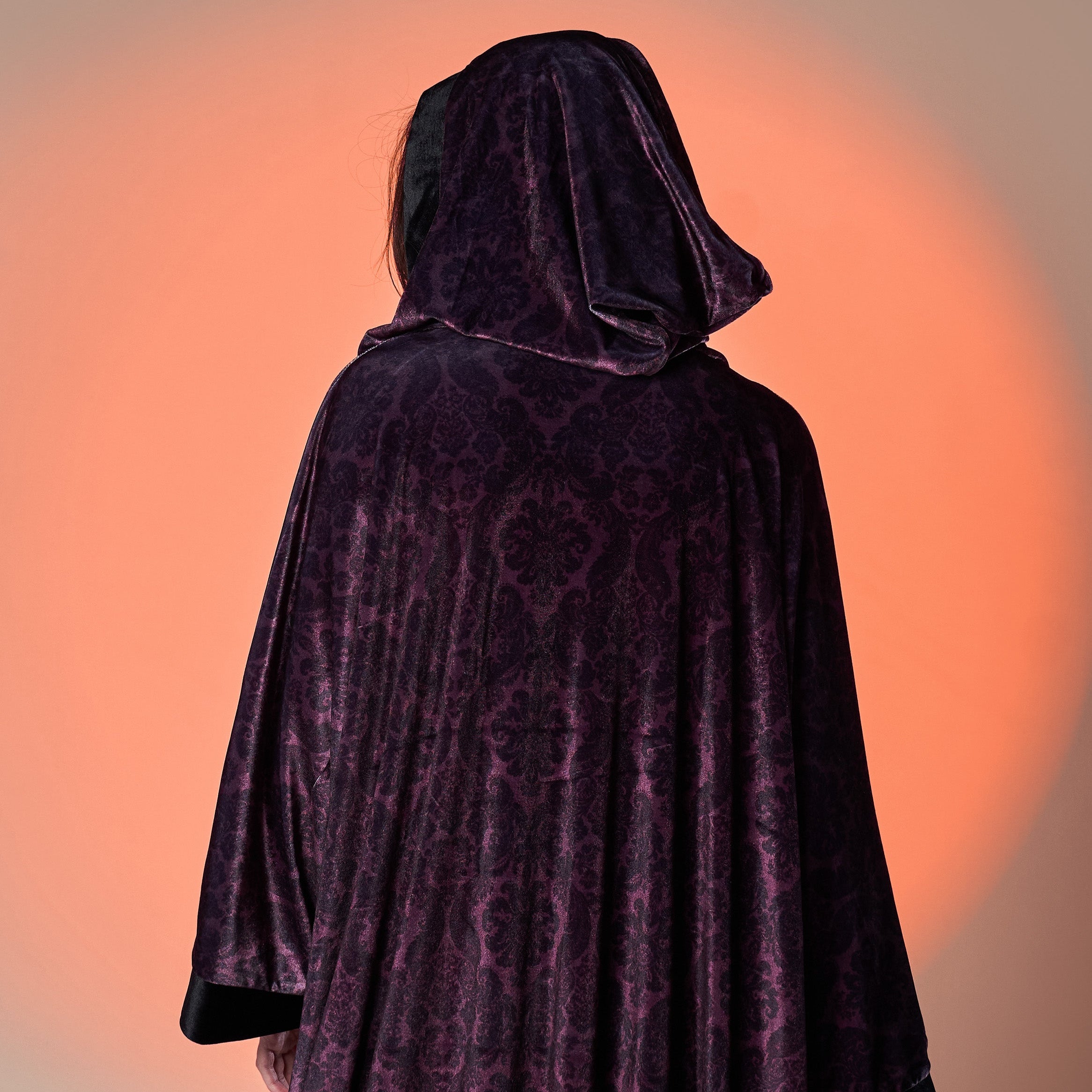 Purple Velvet Kaftan