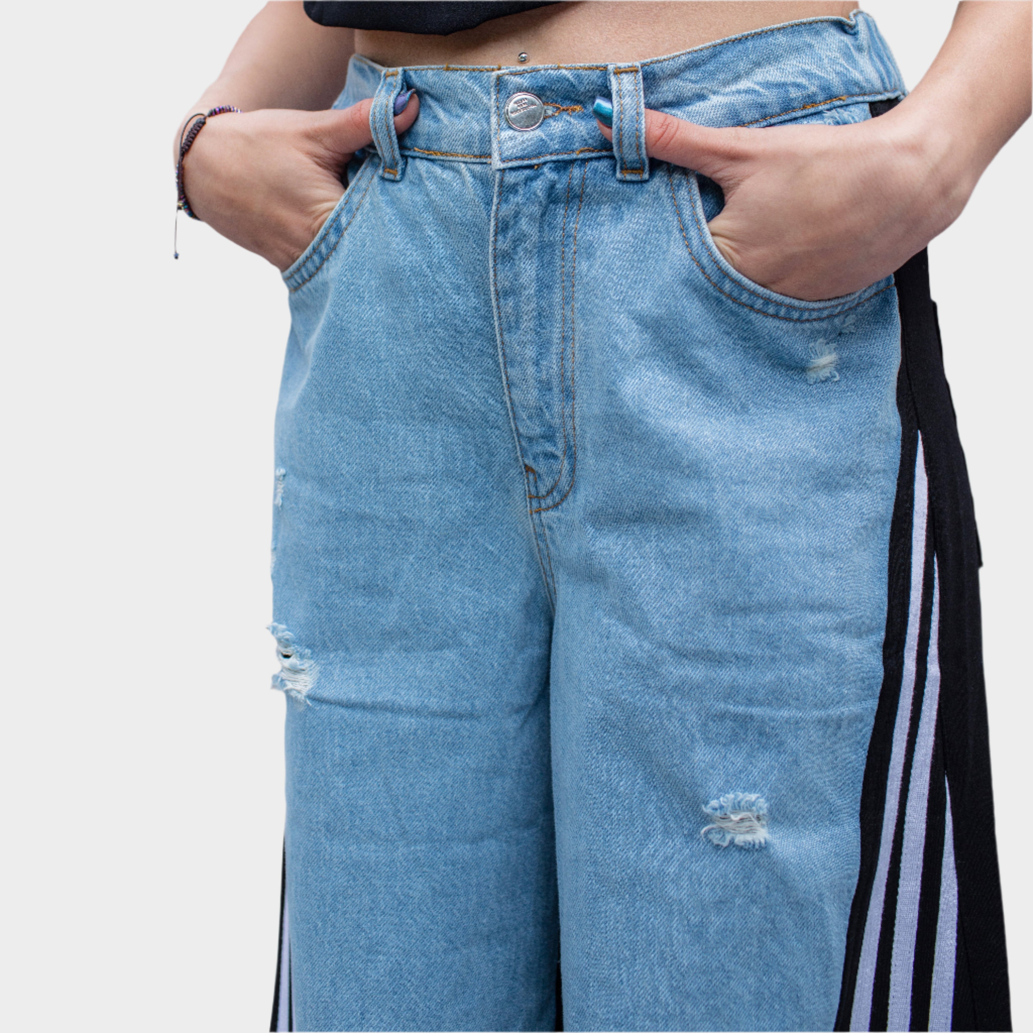 Striped Jeans