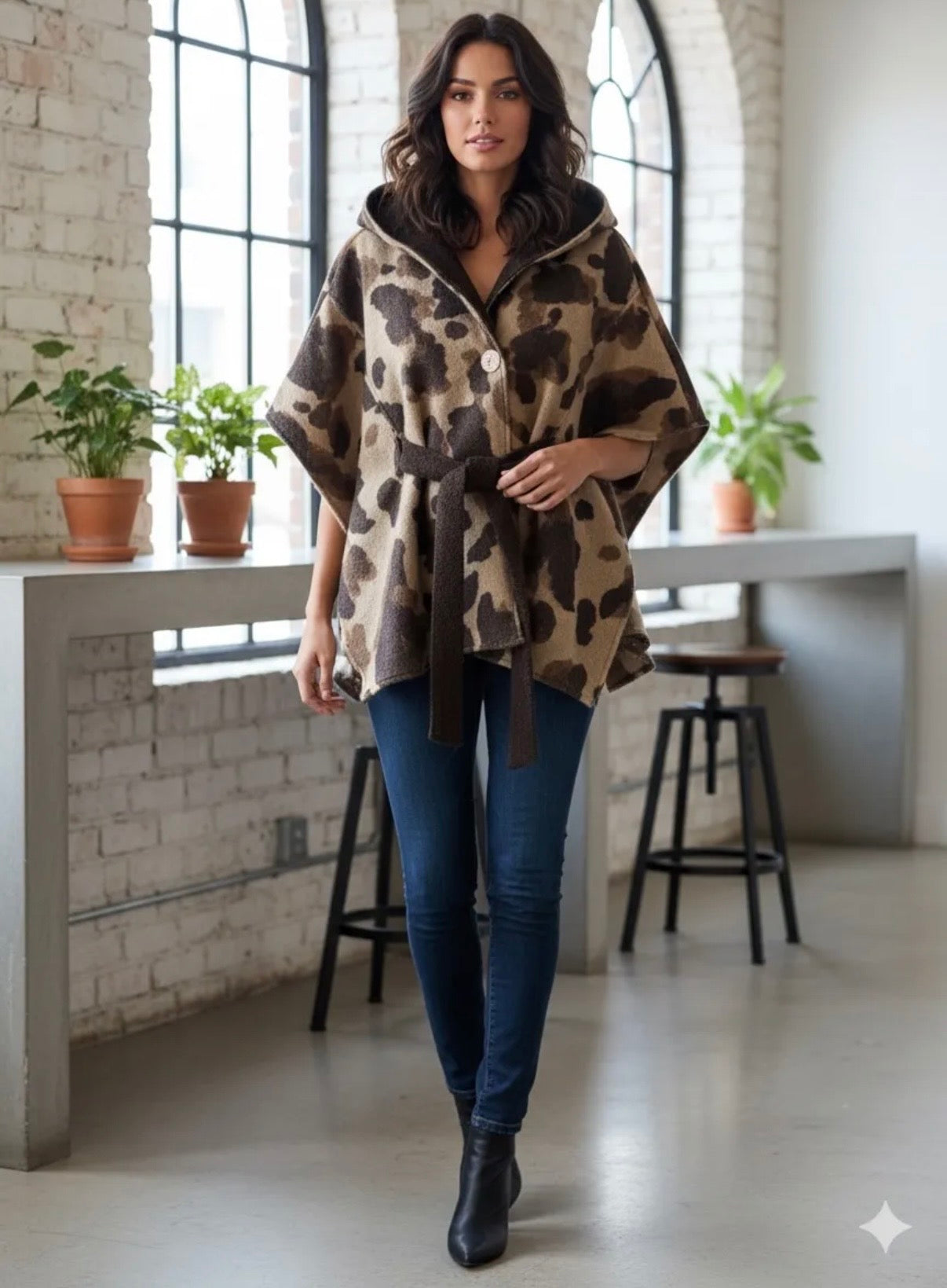 LONG JACKET PUNCHO